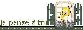 Gif animé je pense à toi Titi